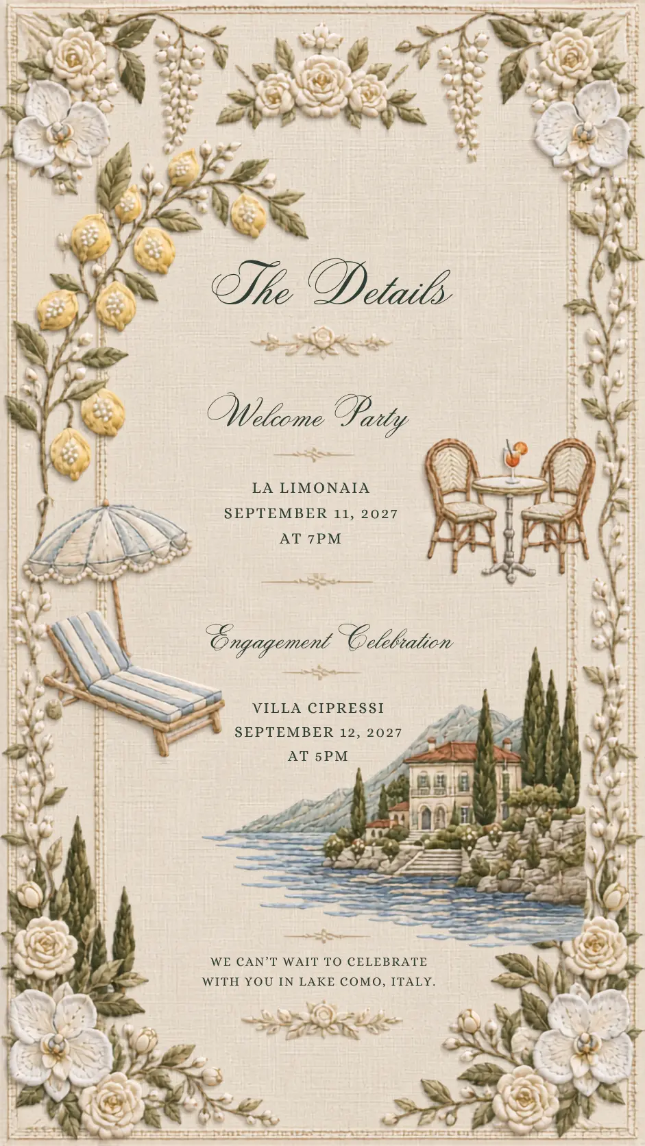 The Details section