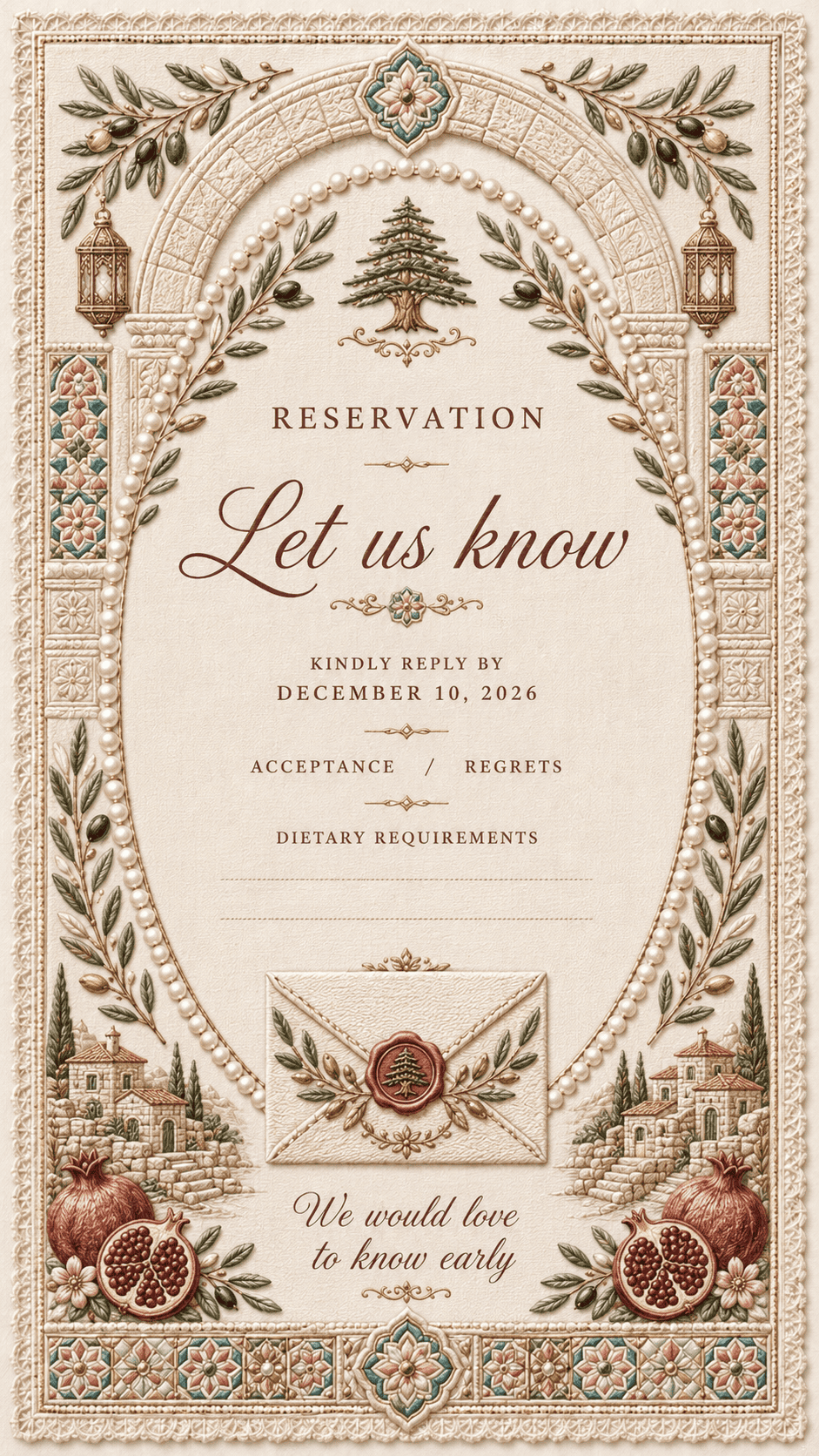 Reservation and RSVP